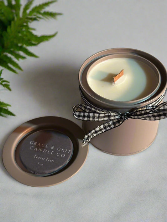 Fog & Fern 9 oz /Wooden Wick